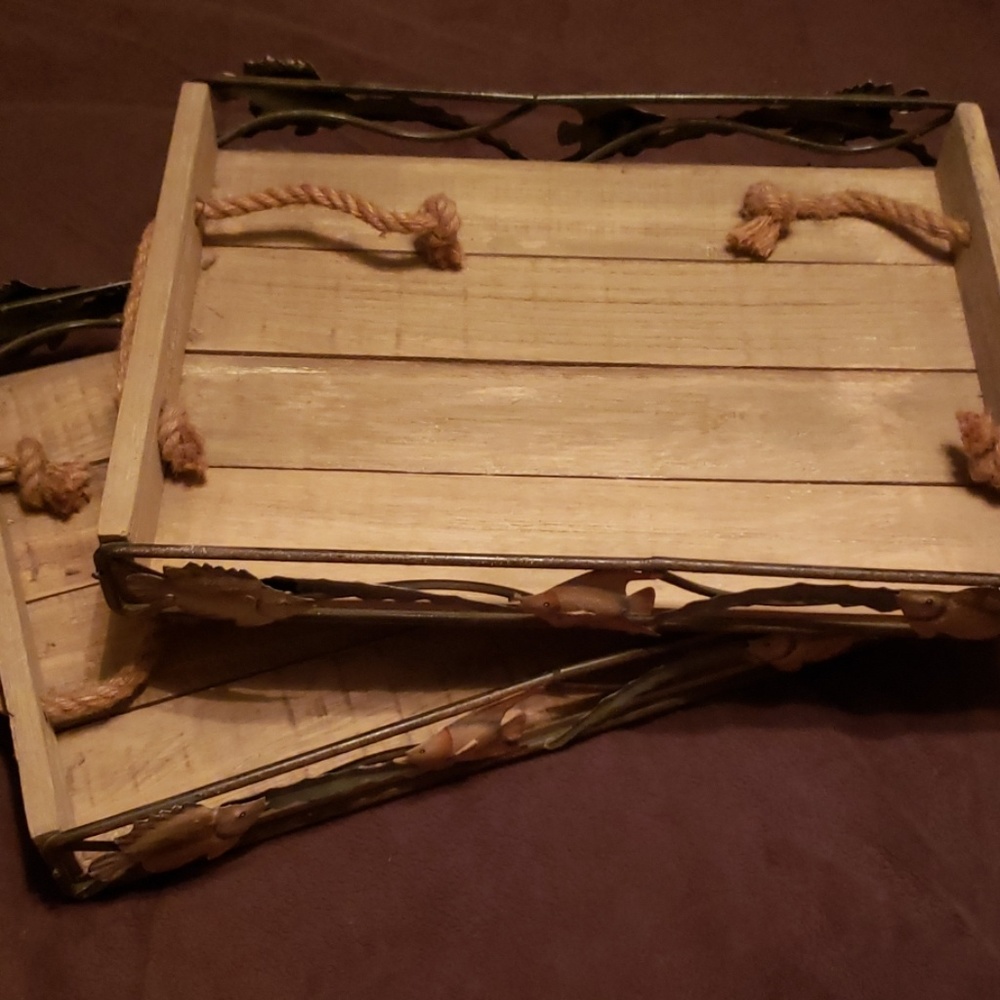 Wood trays